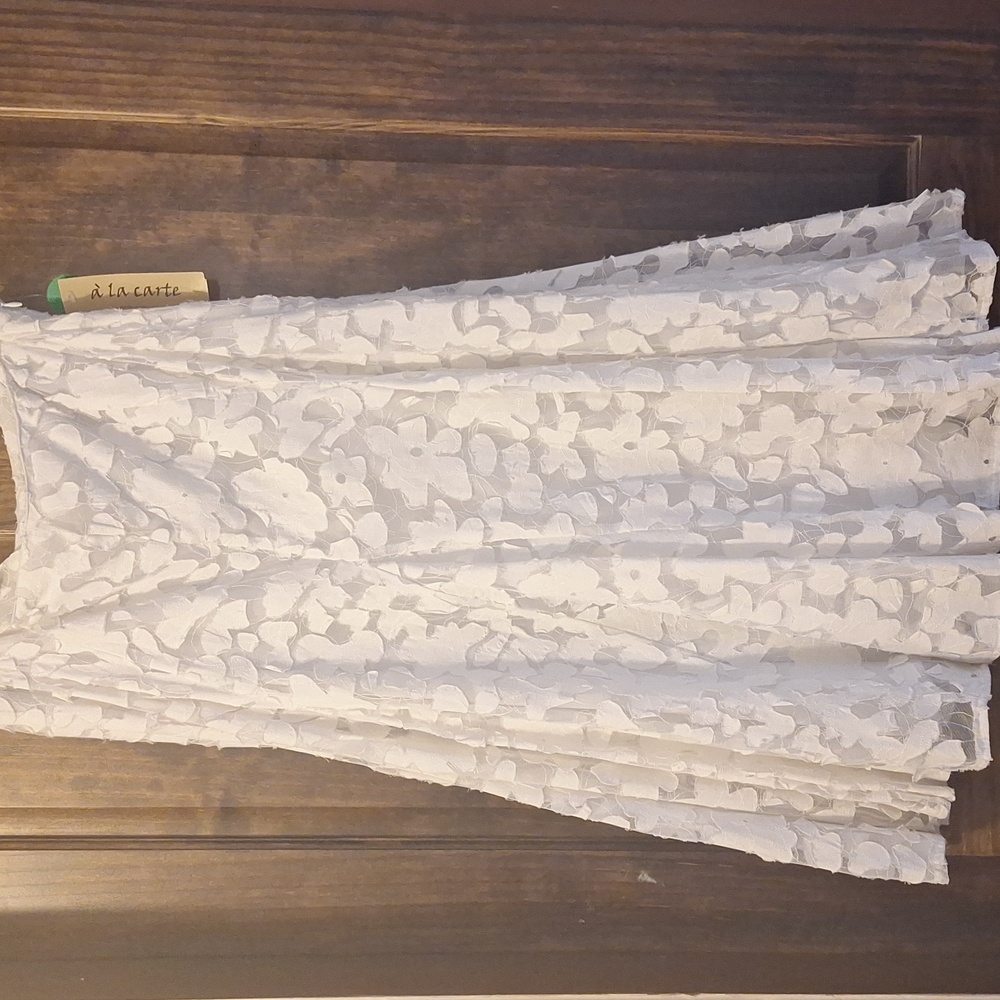 Beautiful white lace skirt